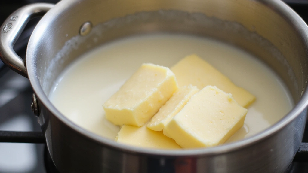Best Potato for Mashed Potatoes – What You Should Use - Step 3: Heat Cream and Butter