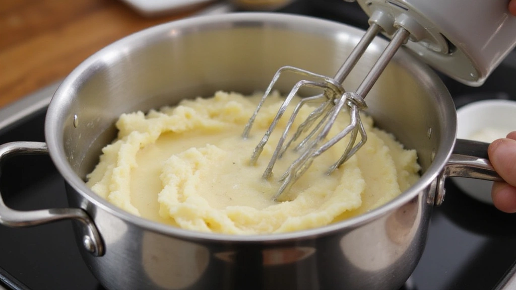 Best Potato for Mashed Potatoes – What You Should Use - Step 6: Whip the Potatoes