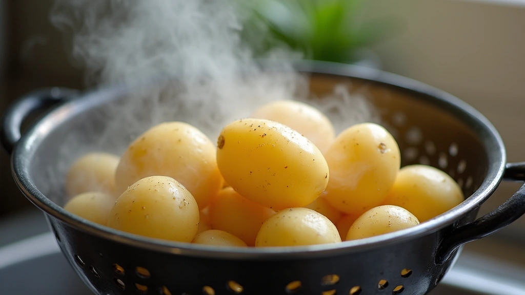 Easy Mashed Potatoes Recipe for Perfect Texture - Step 3: Drain the Potatoes