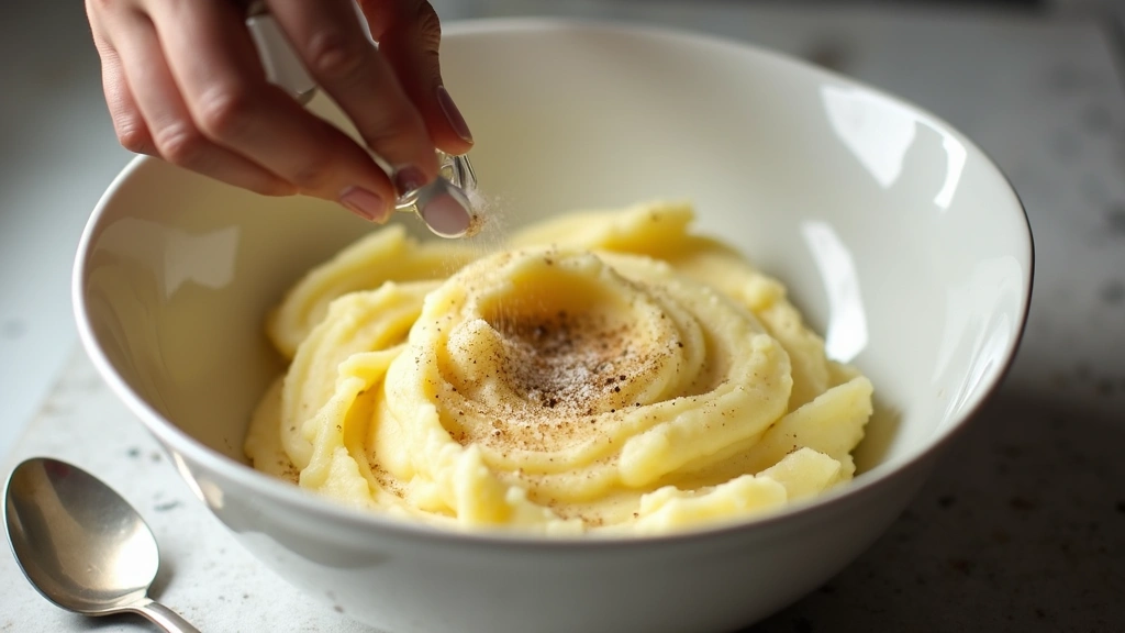 Easy Mashed Potatoes Recipe for Perfect Texture - Step 6: Season the Potatoes
