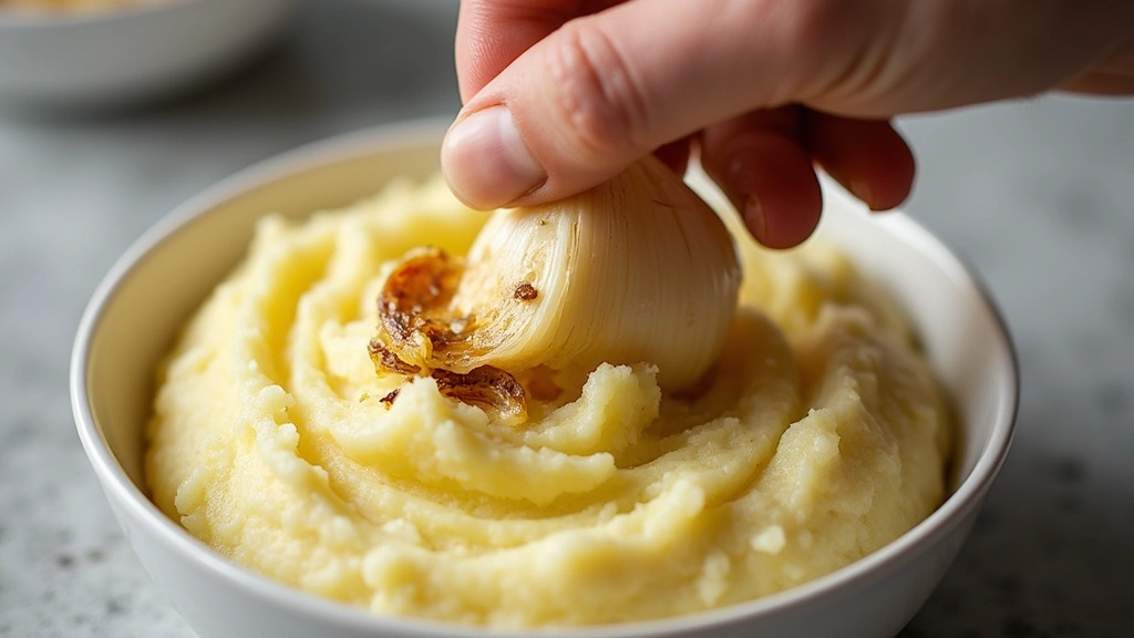 Garlic Mashed Potatoes – Restaurant Style at Home - Step 5: Add Roasted Garlic