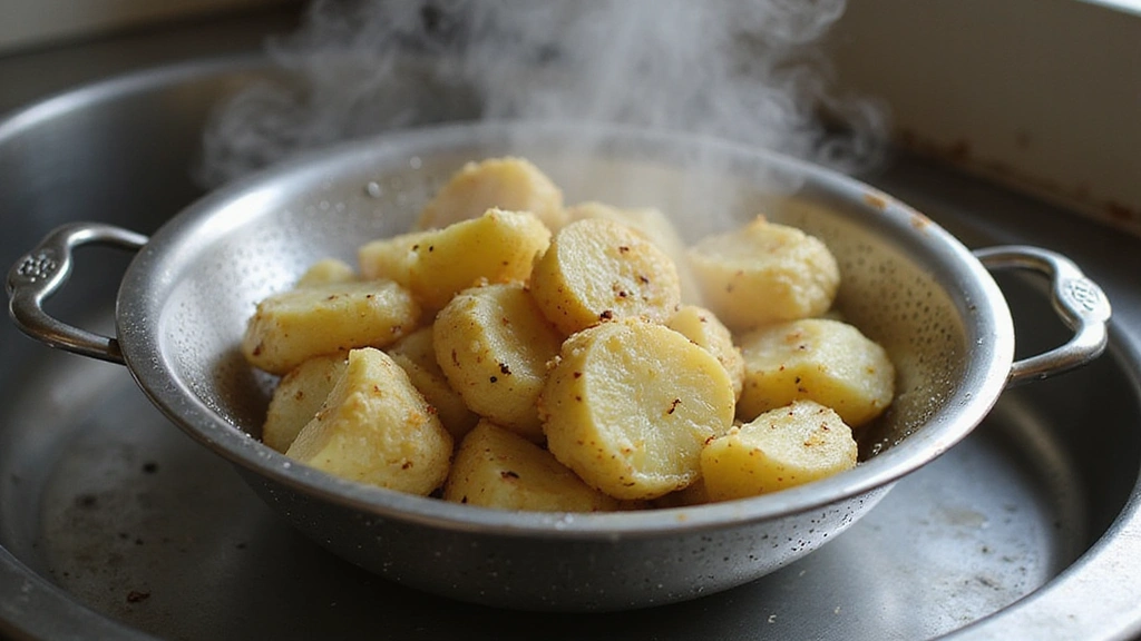 Healthy Mashed Potatoes Recipe – Light and Flavorful - Step 3: Drain and Return to Heat