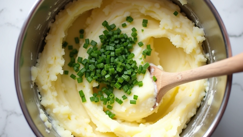 Healthy Mashed Potatoes Recipe – Light and Flavorful - Step 6: Infuse with Chives