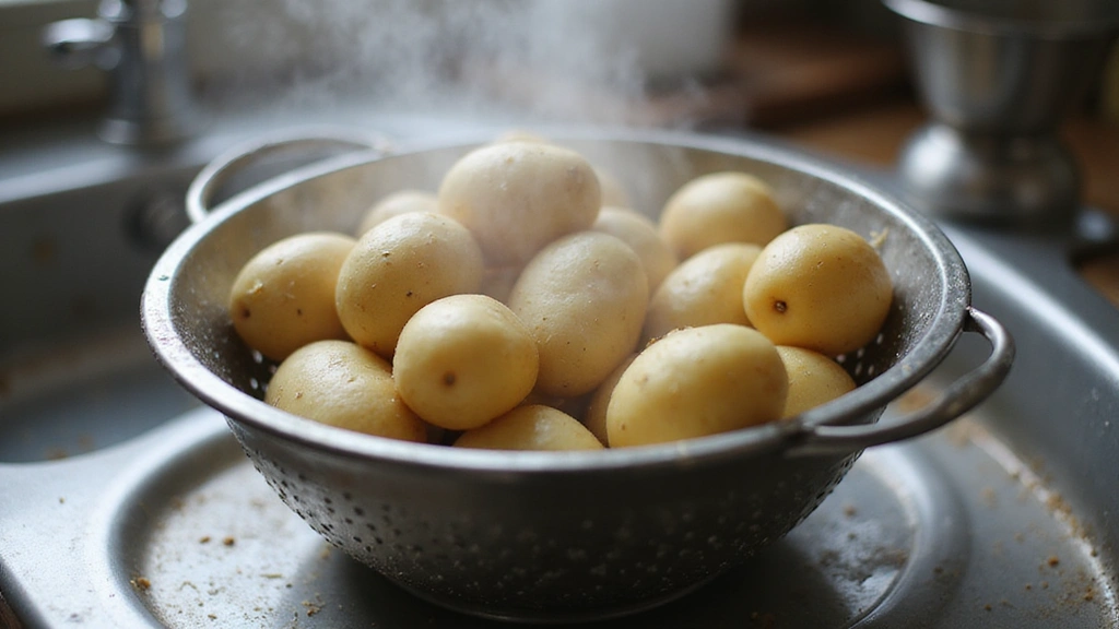 How Long to Boil Potatoes for Perfect Mashed Potatoes - Step 4: Drain Potatoes