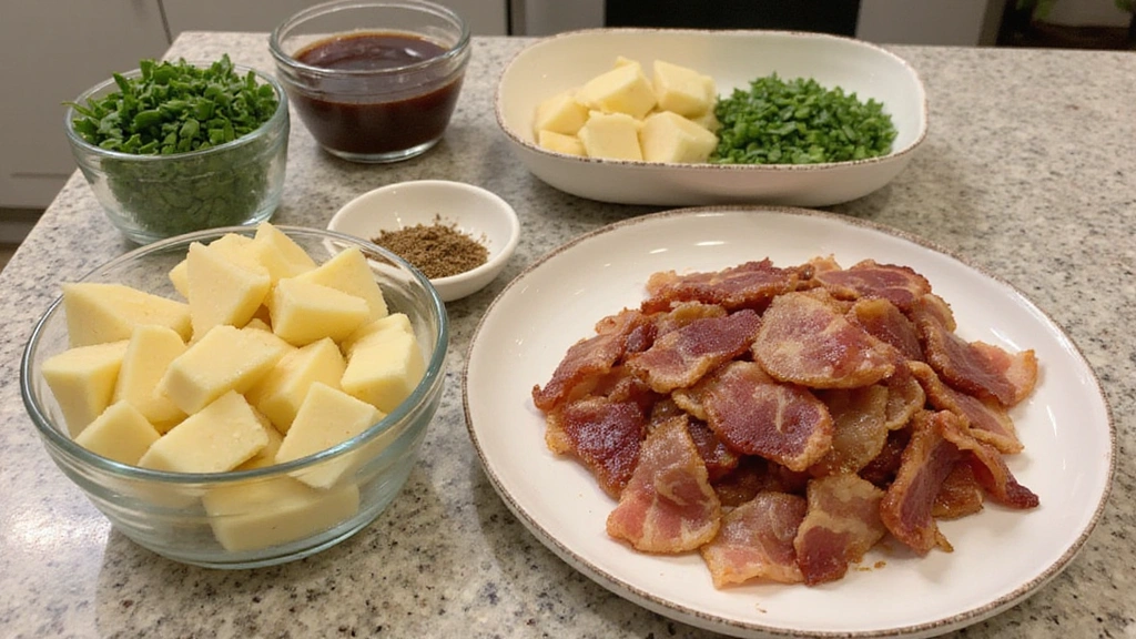 Loaded Mashed Potatoes – Topped with Bacon and Cheese - Step 1: Prepare Ingredients