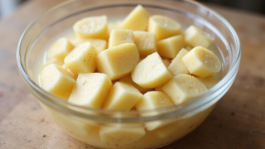 Mashed Potatoes Without Milk – Still Perfectly Creamy - Step 2: Soak Potatoes