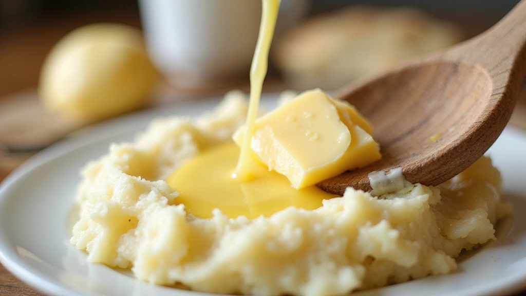 Mashed Potatoes Without Milk – Still Perfectly Creamy - Step 7: Incorporate Butter Mixture