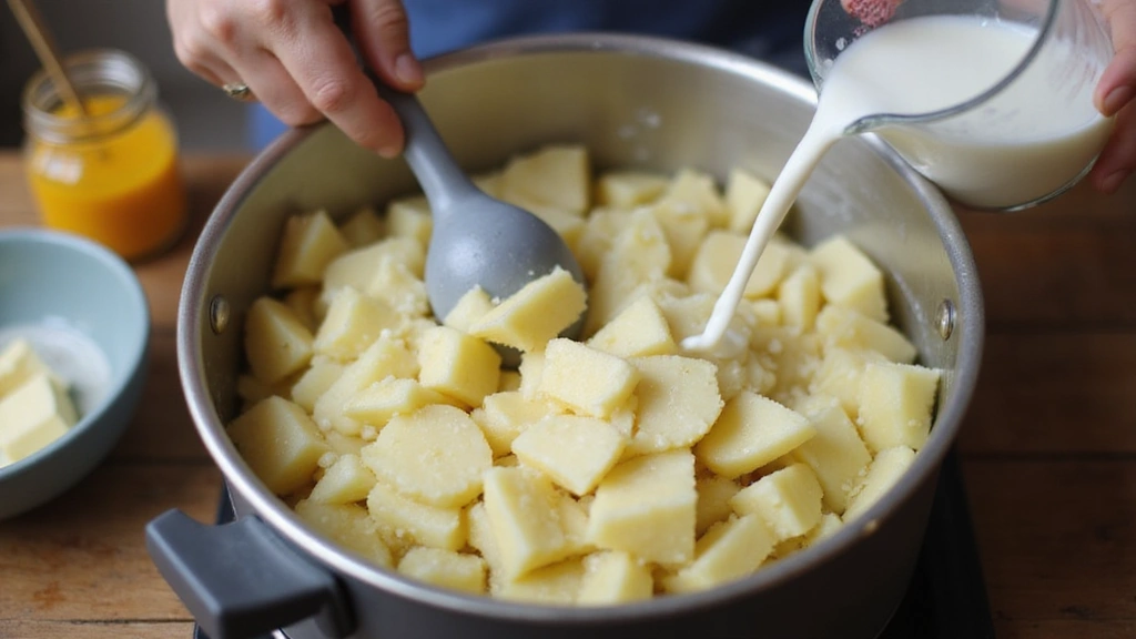 Mashed Potatoes and Gravy – Comfort Food Classic - Step 2: Drain and Mash Potatoes