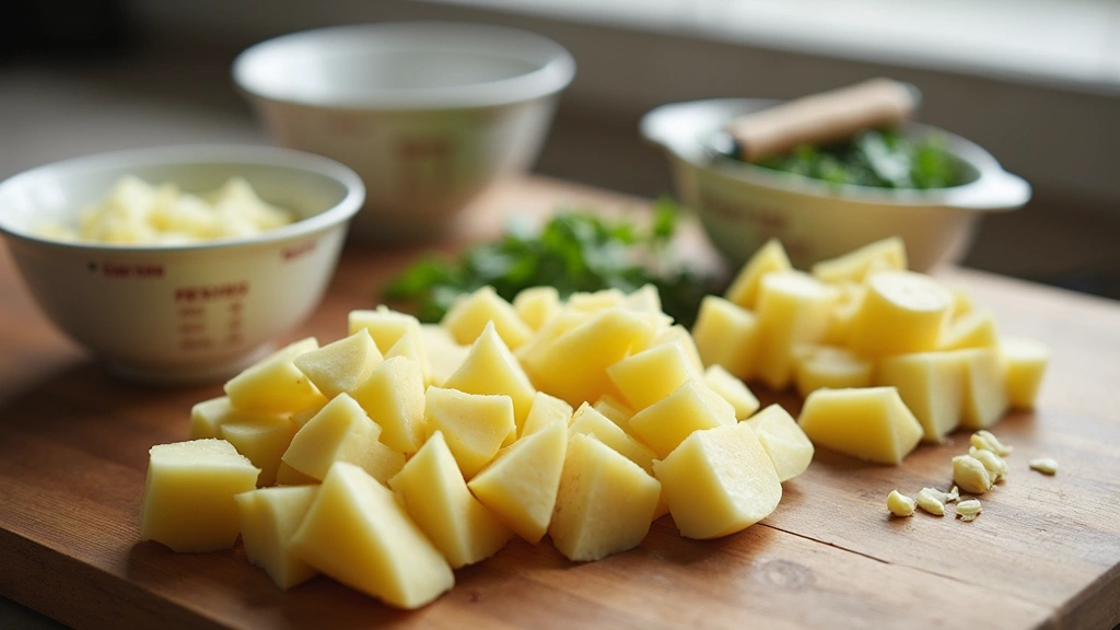 Mashed Potatoes in the Slow Cooker – Creamy and Easy - Step 1: Prepare Ingredients
