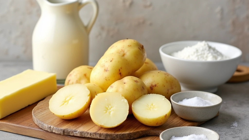 Mashed Potatoes with Heavy Cream – Ultra Creamy Version - Step 1: Prepare Ingredients