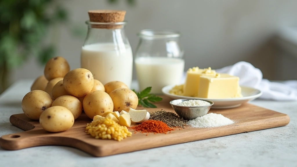 Mashed Potatoes with Skin – Rustic and Earthy Flavor - Step 1: Prepare Ingredients