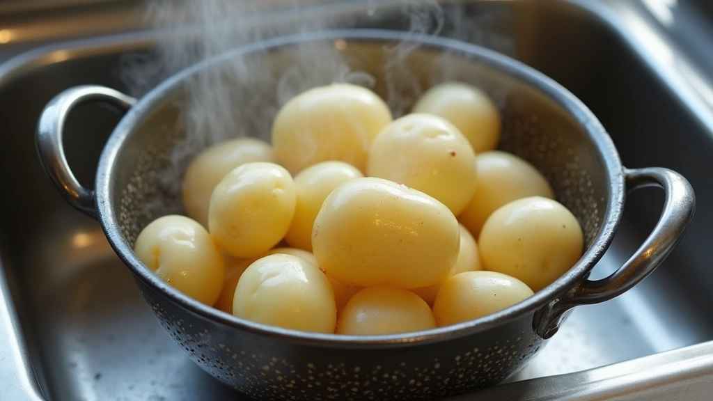 Mashed Potatoes with Skin – Rustic and Earthy Flavor - Step 3: Drain Potatoes