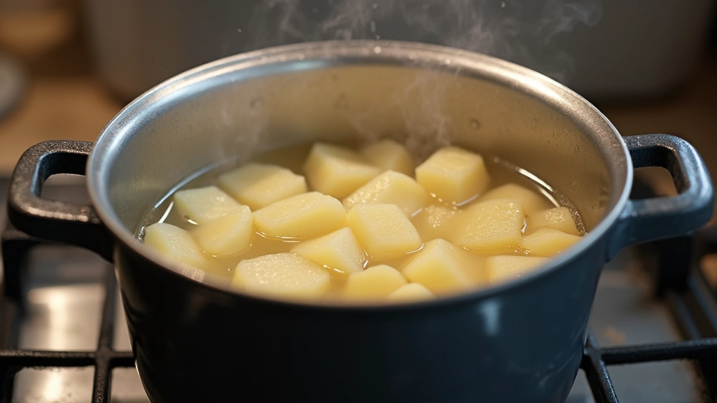 Mashed Potatoes with Sour Cream – Rich and Fluffy - Step 2: Boil Potatoes