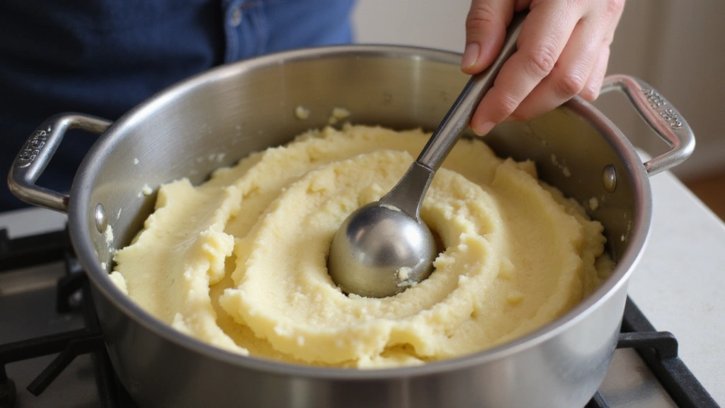 Mashed Potatoes with Sour Cream – Rich and Fluffy - Step 4: Mash Potatoes