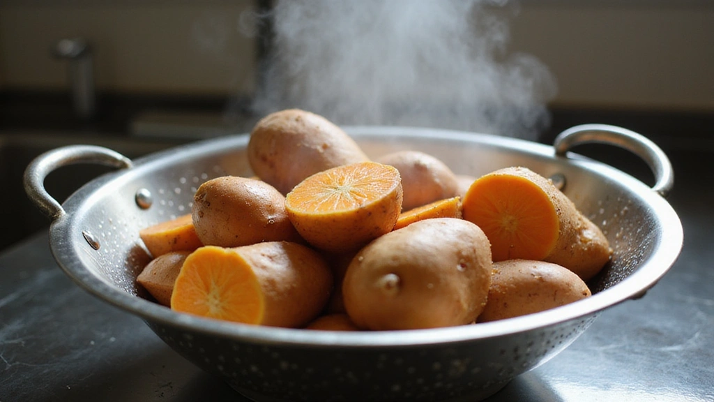 Mashed Sweet Potatoes – Healthy and Naturally Sweet - Step 3: Drain and Dry