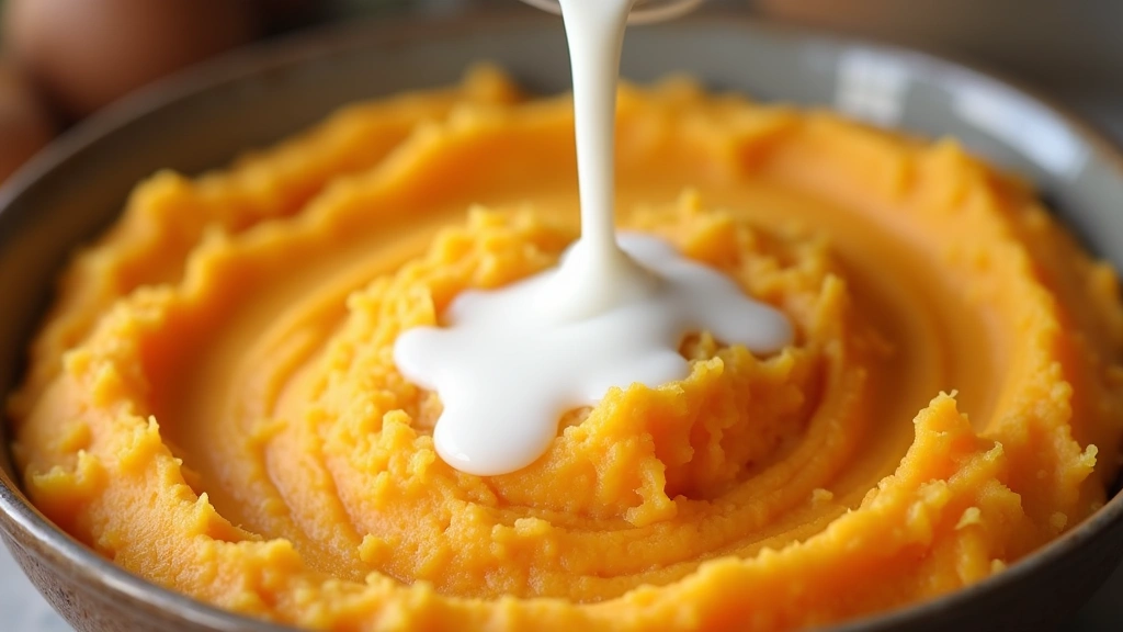 Mashed Sweet Potatoes – Healthy and Naturally Sweet - Step 5: Add Butter and Milk