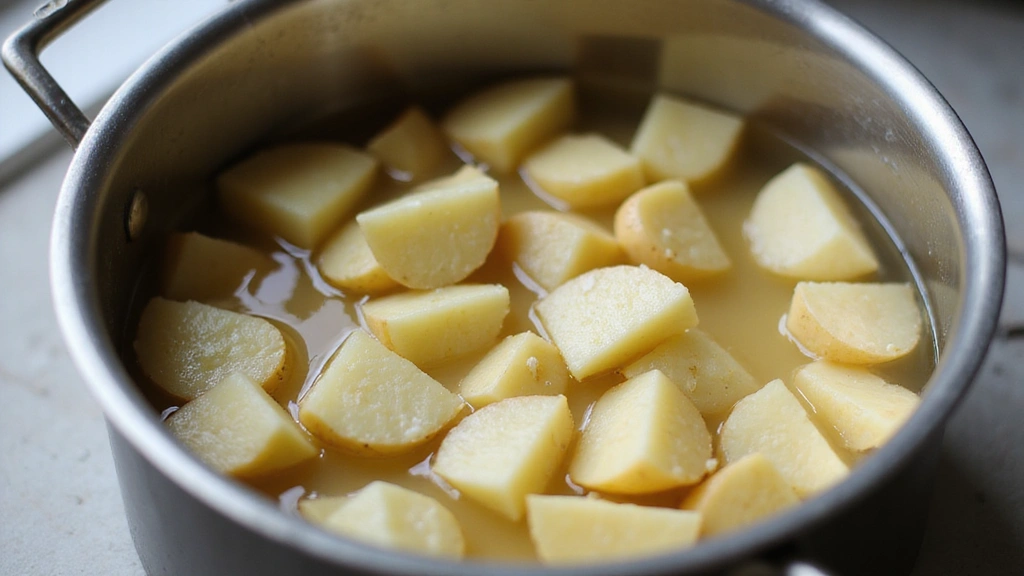 Meatballs and Mashed Potatoes – Cozy Dinner Idea - Step 4: Boil the Potatoes