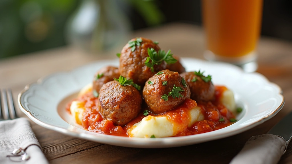 Meatballs and Mashed Potatoes – Cozy Dinner Idea - Step 8: Serve and Enjoy