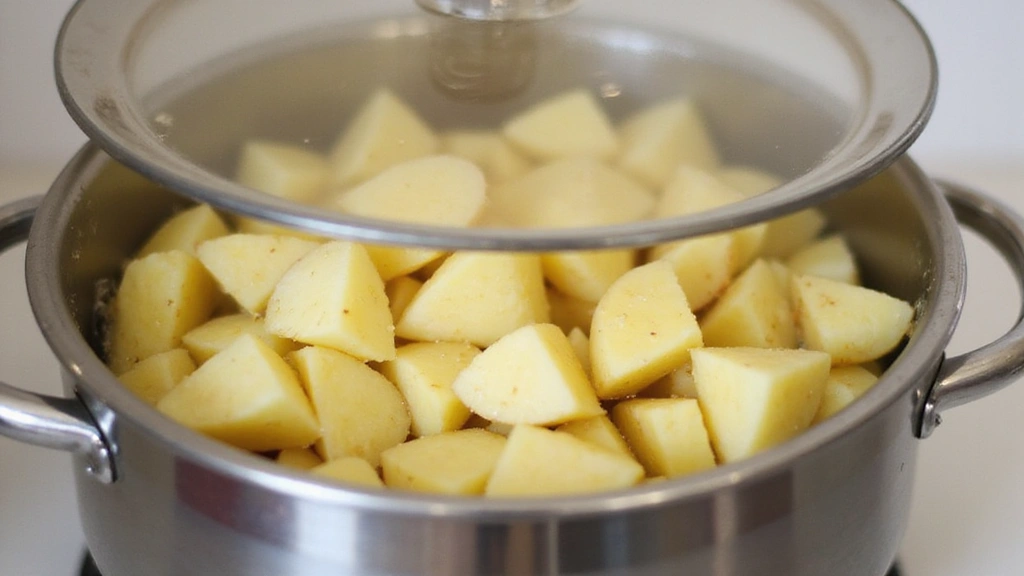 Microwave Mashed Potatoes – Quick and Easy Side Dish - Step 2: Add Water and Cover