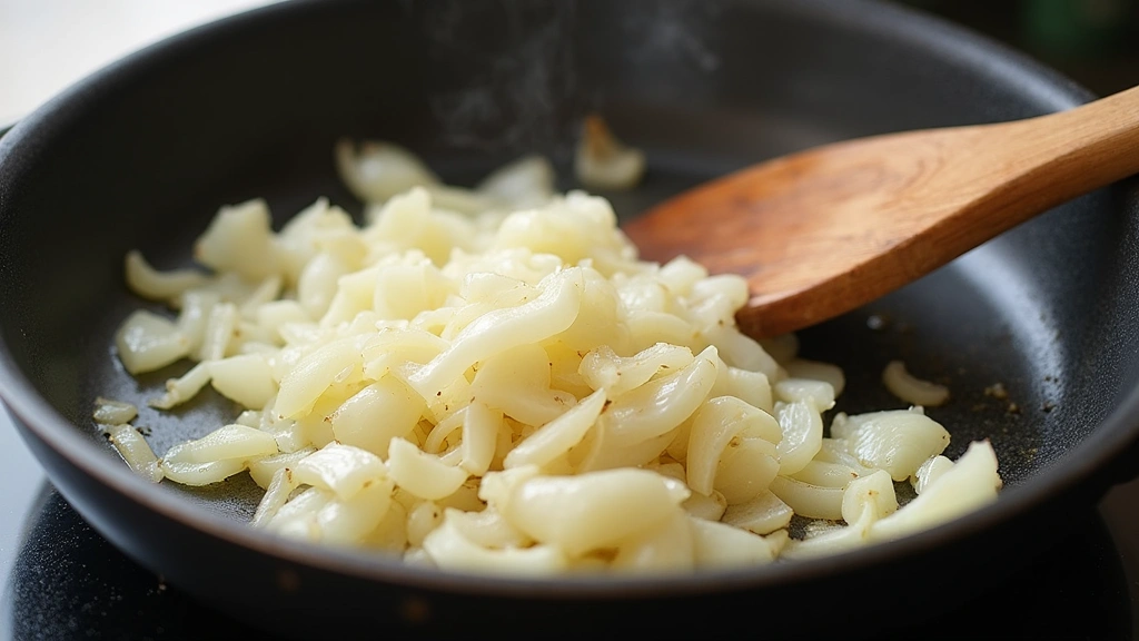 Recipe with Mashed Potatoes – Tasty Ways to Reuse Leftovers - Step 3: Sauté Onions