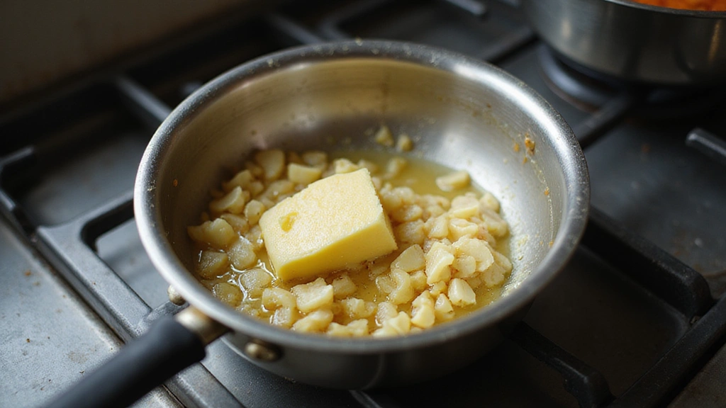 Red Mashed Potatoes – Rustic and Full of Flavor - Step 4: Infuse Garlic in Butter