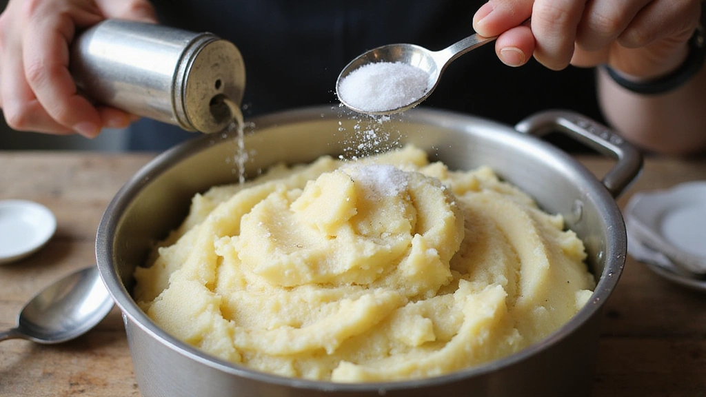 Russet Mashed Potatoes – Fluffy and Classic - Step 5: Season the Mash