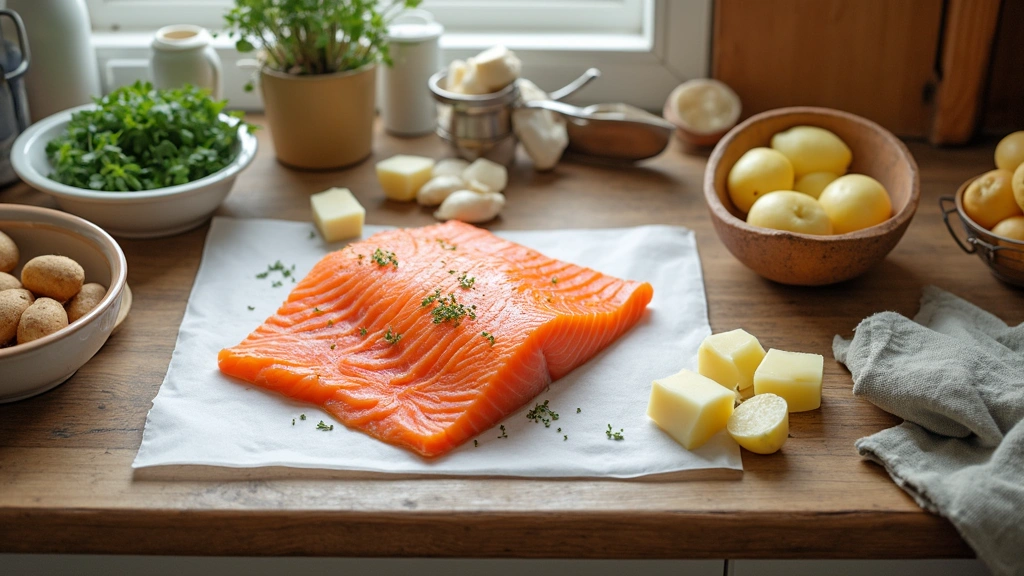Salmon and Mashed Potatoes – Balanced and Delicious Meal - Step 1: Prepare Ingredients