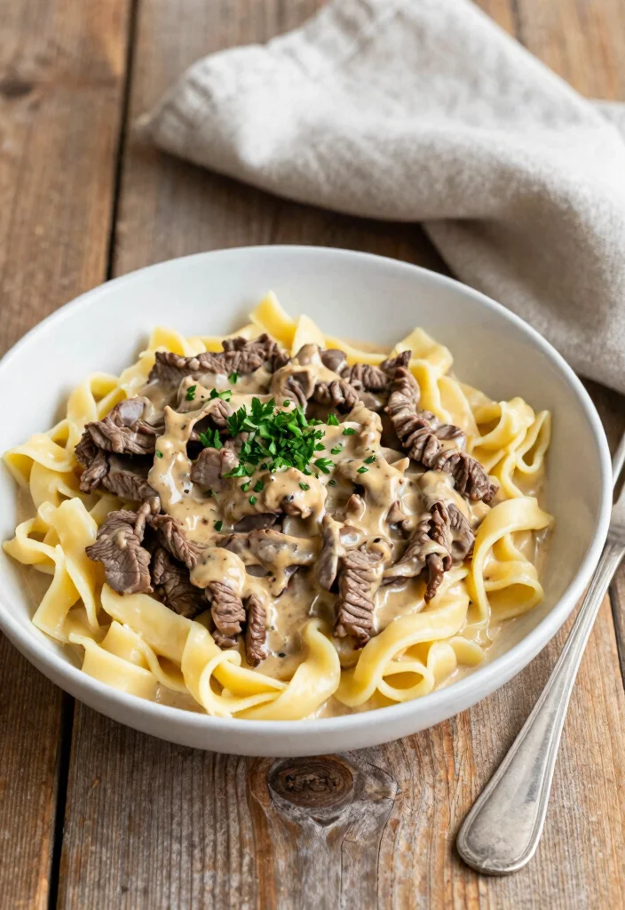 10 Beginner Dinner Recipes for Easy Foolproof Meals - 5. One-Pot Beef Stroganoff