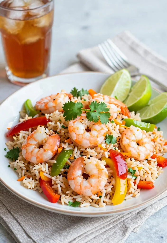 10 Beginner Dinner Recipes for Easy Foolproof Meals - 6. One-Pot Shrimp and Rice