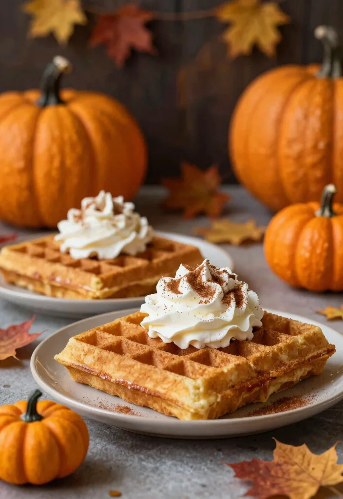 10 Healthy Chaffle Recipes for Light High-Protein Treats - 6. Pumpkin Spice Chaffles