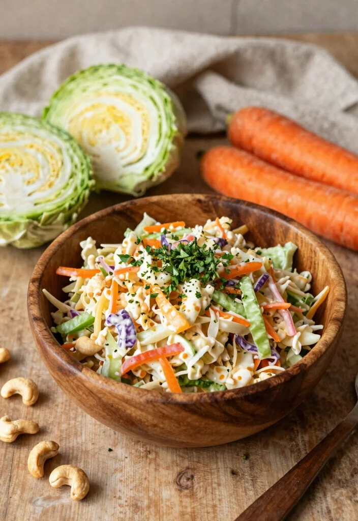 10 Healthy Coleslaw Recipes for Fresh Light Side Dishes - 1. Classic Creamy Vegan Coleslaw