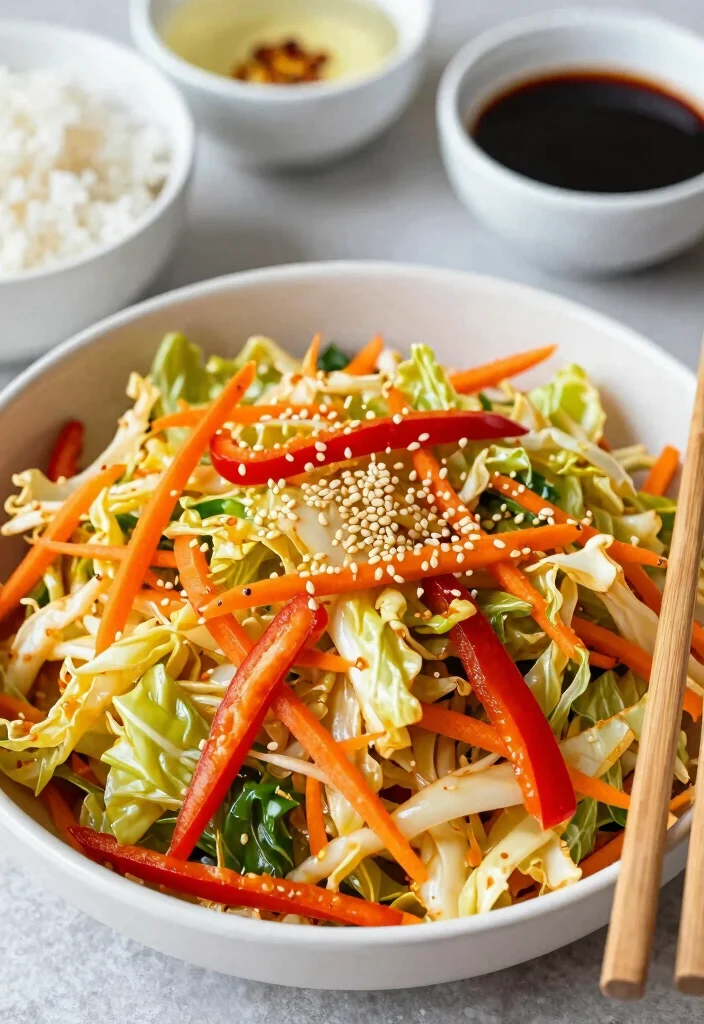 10 Healthy Coleslaw Recipes for Fresh Light Side Dishes - 3. Spicy Asian Slaw
