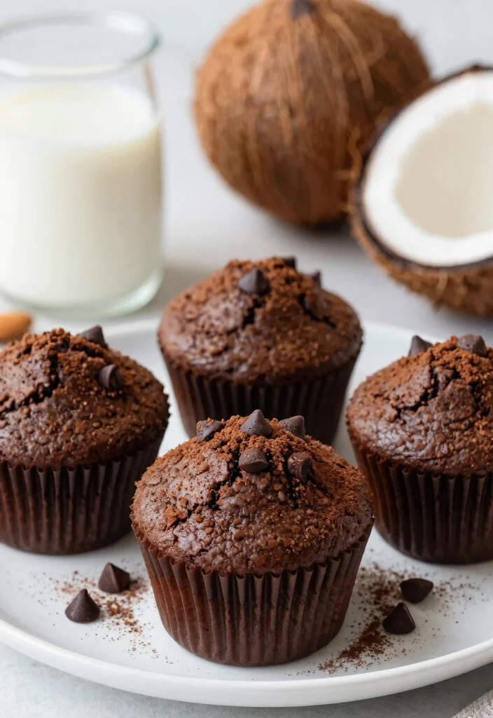 10 Keto Coconut Flour Recipes for Simple Low-Carb Baking - 3. Coconut Flour Chocolate Muffins
