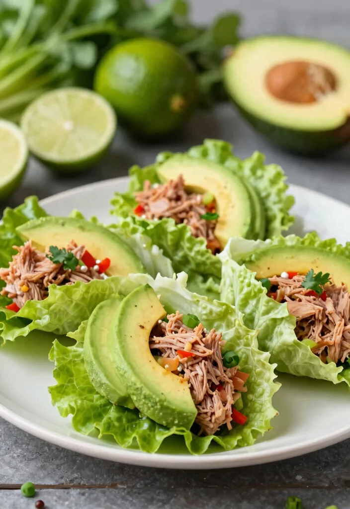 10 Keto Mediterranean Recipes for Fresh Flavor-Packed Low-Carb Meals - 3. Spicy Tuna Salad Lettuce Wraps