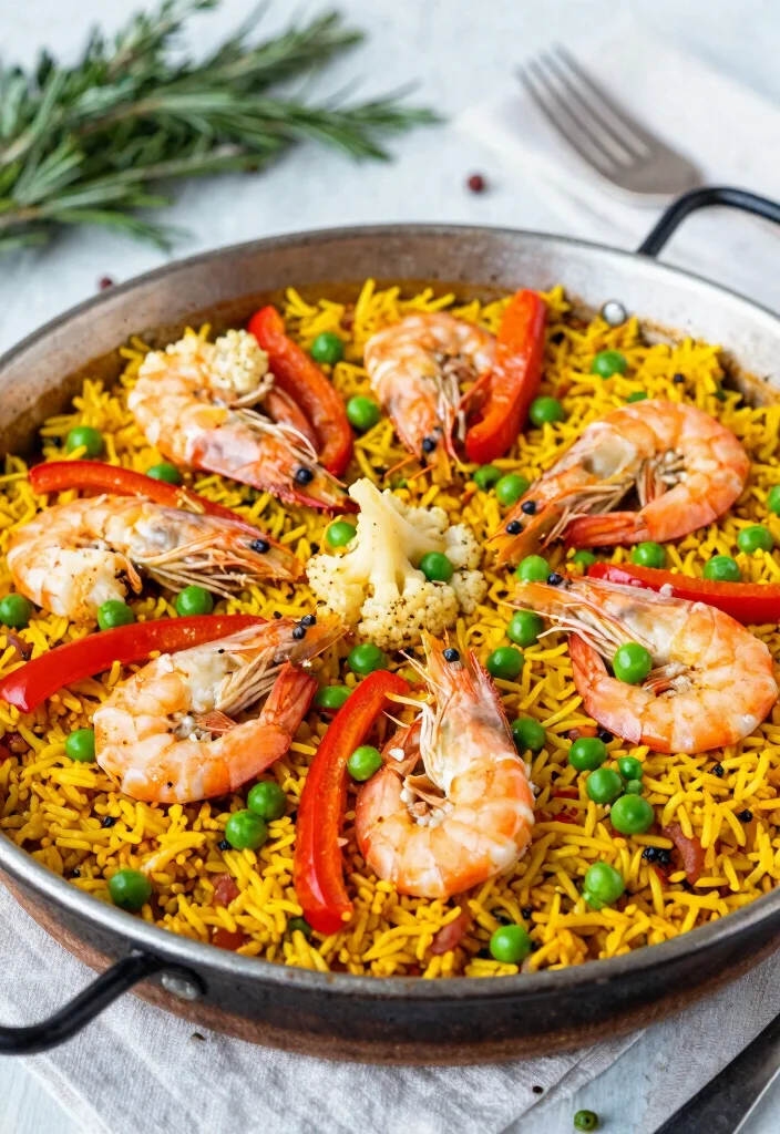 10 Keto Mediterranean Recipes for Fresh Flavor-Packed Low-Carb Meals - 6. Cauliflower Rice Paella