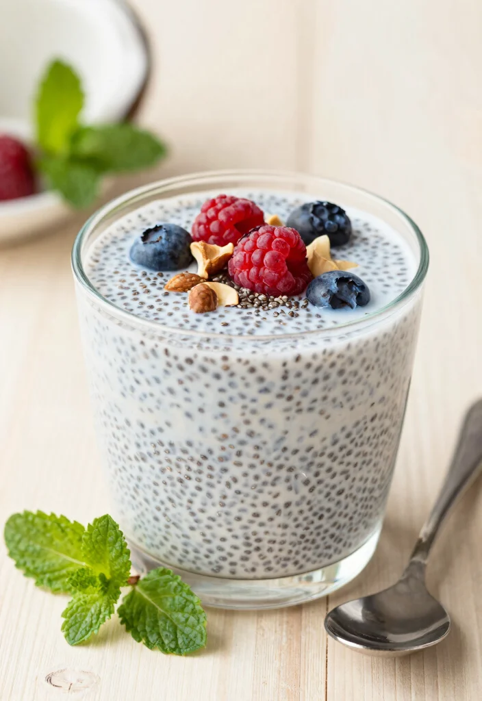 10 Keto Snack Recipes for Simple Low-Carb Everyday Bites - 10. Coconut Chia Pudding