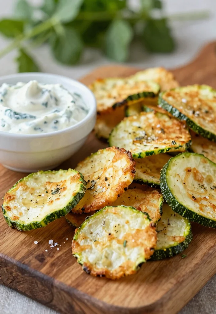 10 Keto Snack Recipes for Simple Low-Carb Everyday Bites - 3. Zucchini Chips