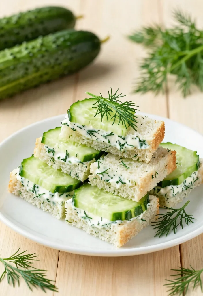 10 Keto Snack Recipes for Simple Low-Carb Everyday Bites - 7. Cucumber Sandwiches