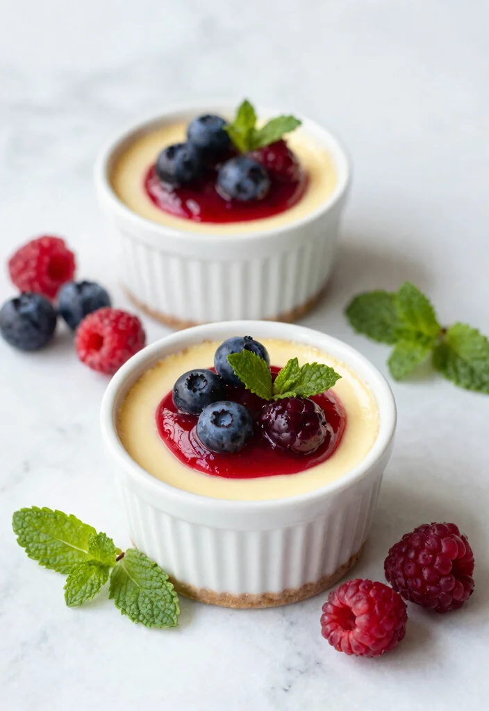 10 Ramekin Dessert Recipes for Cute Easy Single-Serve Treats - 4. Mini Vegan Cheesecake