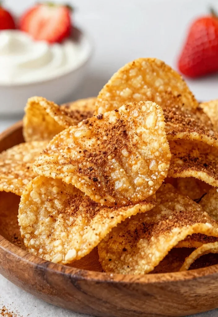 10 Tortilla Dessert Recipes for Quick Fun Sweet Ideas - 1. Cinnamon Sugar Tortilla Chips
