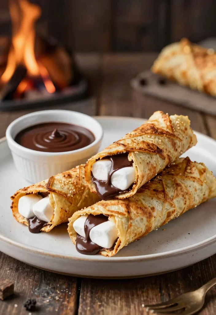 10 Tortilla Dessert Recipes for Quick Fun Sweet Ideas - 9. S'mores Tortilla Wraps