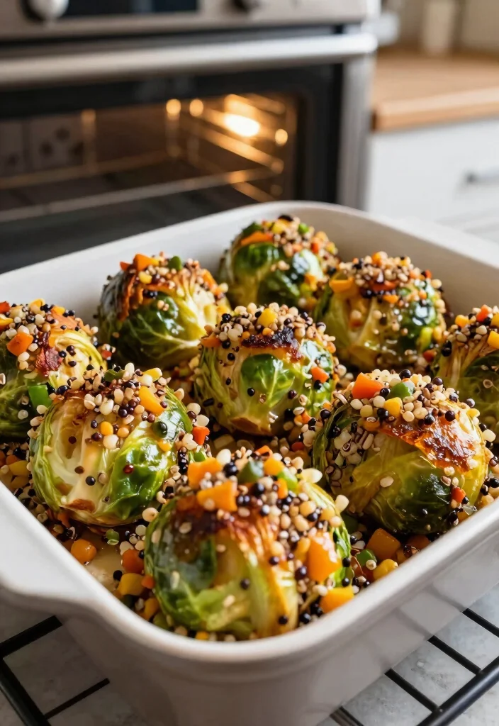 10 Vegan Brussels Sprout Recipes for Fresh Flavorful Sides - 9. Stuffed Brussels Sprouts with Quinoa and Veggies