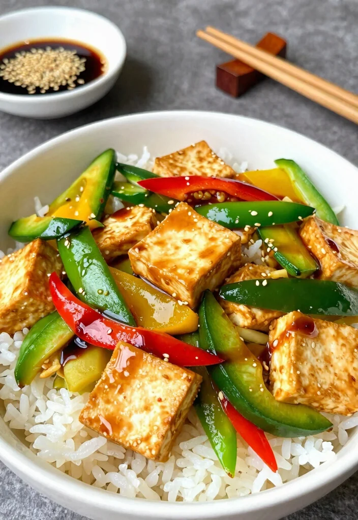 10 Vegan Pressure Cooker Recipes for Quick Simple Dinners - 9. Vegetable and Tofu Stir-Fry