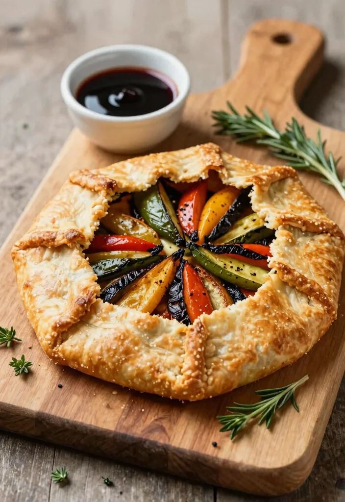 10 Vegan Puff Pastry Recipes for Easy Elegant Plant-Based Treats - 6. Roasted Vegetable Galette