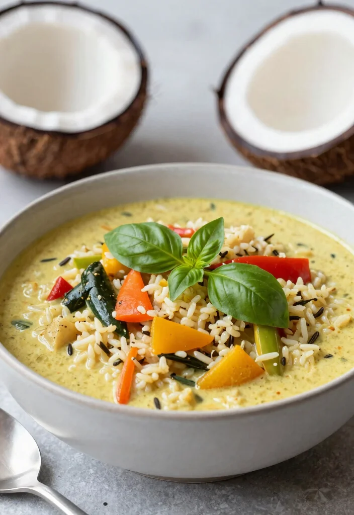 10 Vegan Wild Rice Recipes for Nutty Hearty Plant Meals - 2. Thai Coconut Wild Rice Curry