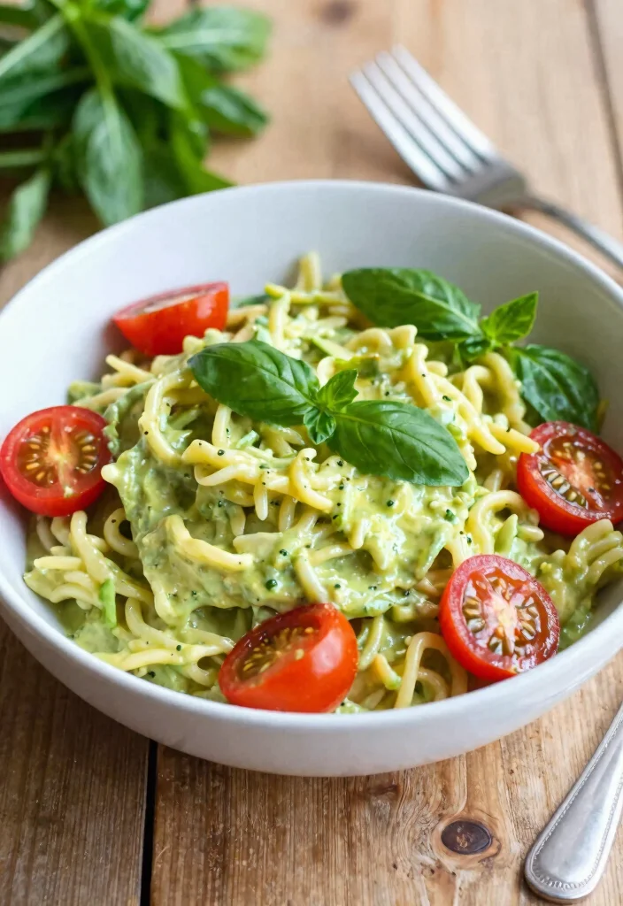 12 Avocado Vegan Recipes for Fresh Creamy Plant-Based Meals - 11. Avocado Pasta
