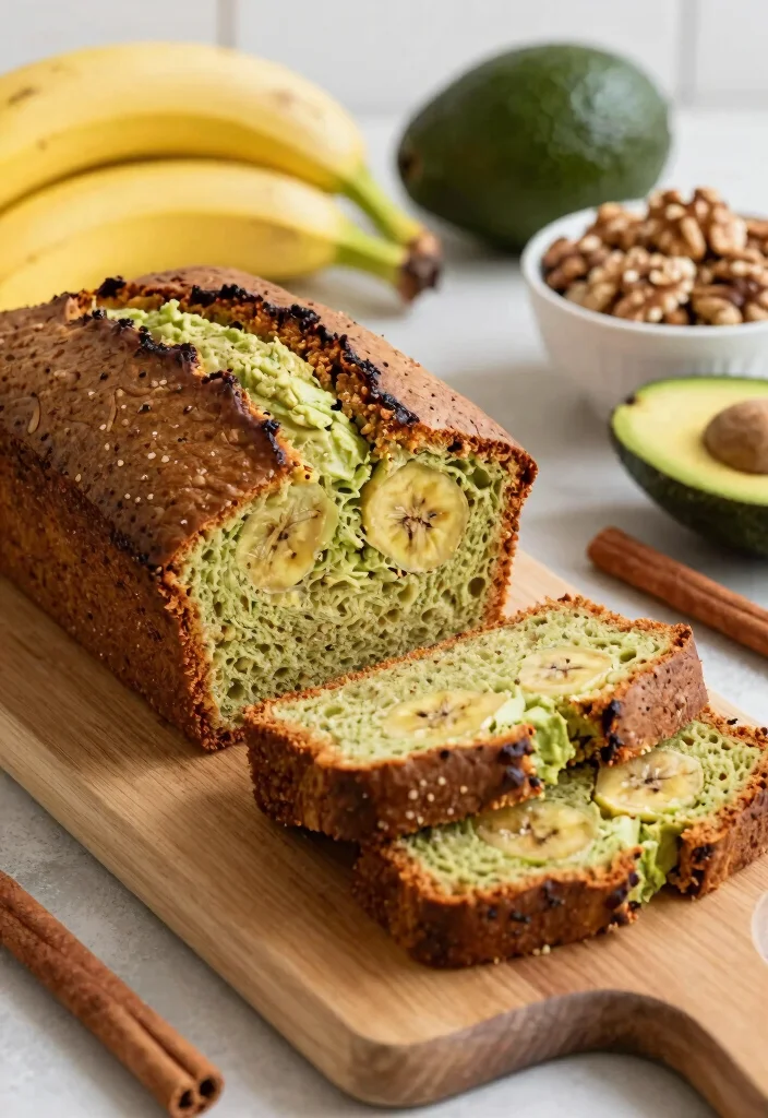 12 Avocado Vegan Recipes for Fresh Creamy Plant-Based Meals - 3. Avocado Banana Bread