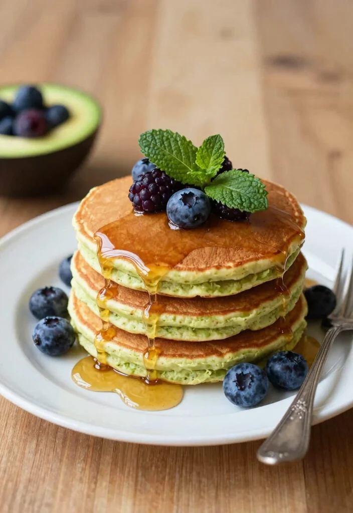 12 Avocado Vegan Recipes for Fresh Creamy Plant-Based Meals - 7. Avocado Pancakes
