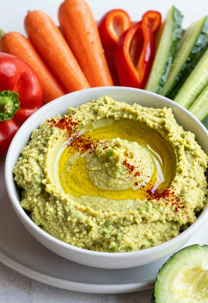 12 Avocado Vegan Recipes for Fresh Creamy Plant-Based Meals - 9. Avocado Hummus