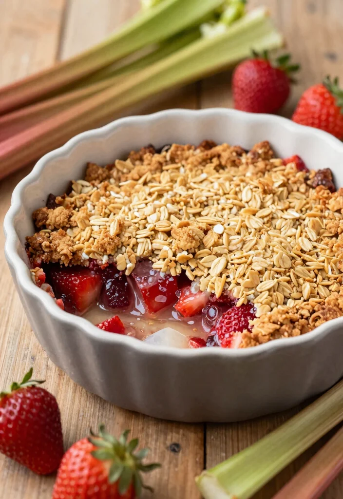 12 Award-Winning Dessert Recipes for Impressive Homemade Sweets - 11. Strawberry Rhubarb Crisp